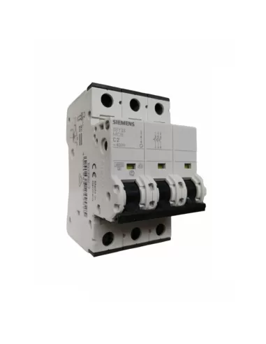 Siemens 5sy33027 circuit breaker 3p 2a 4.5k c 3mod